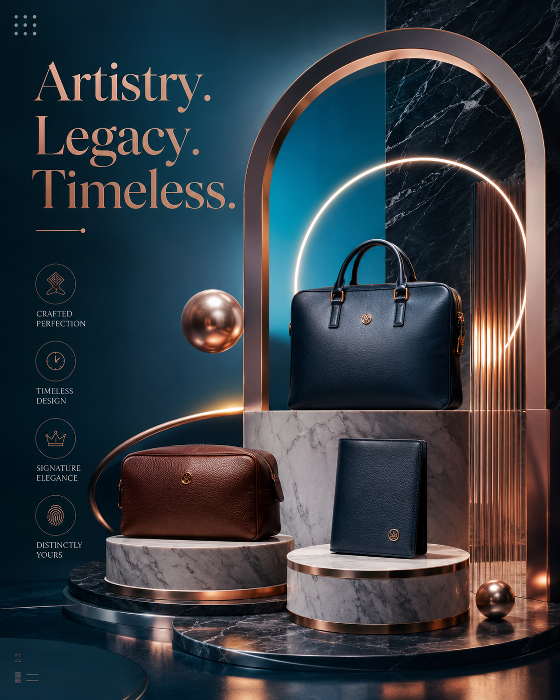 Artistry Legacy Timeless - Leather Goods Campaign