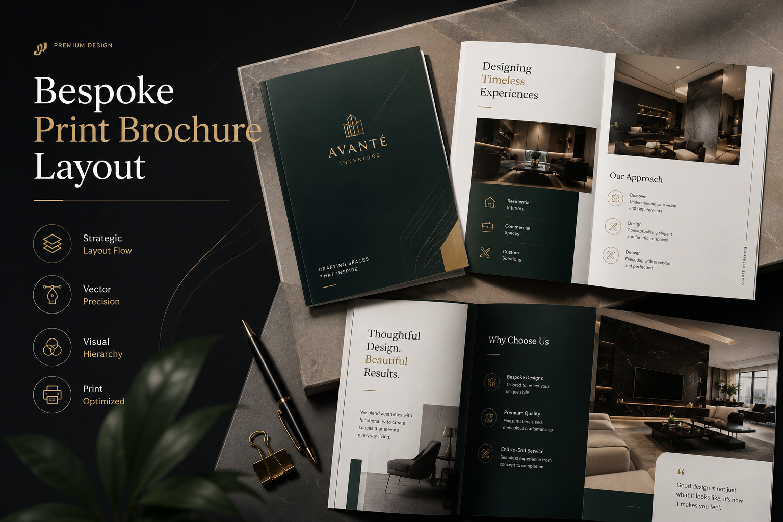 Bespoke Print Brochure Layout
