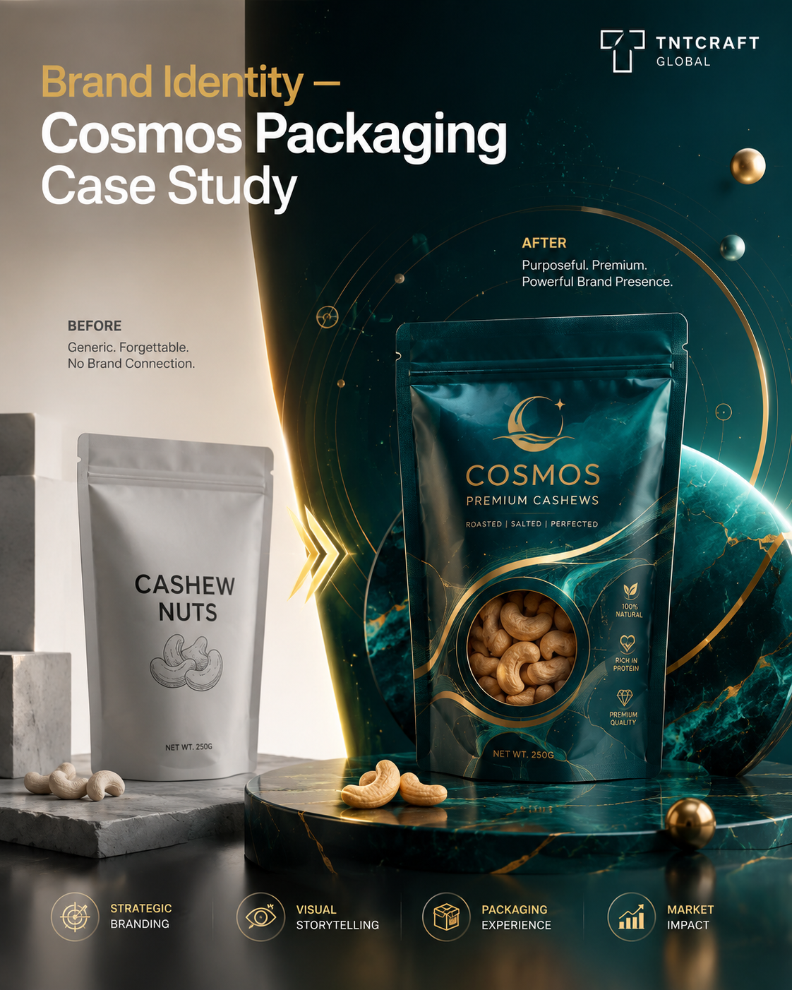 Brand Identity — Cosmos Packaging Case Study