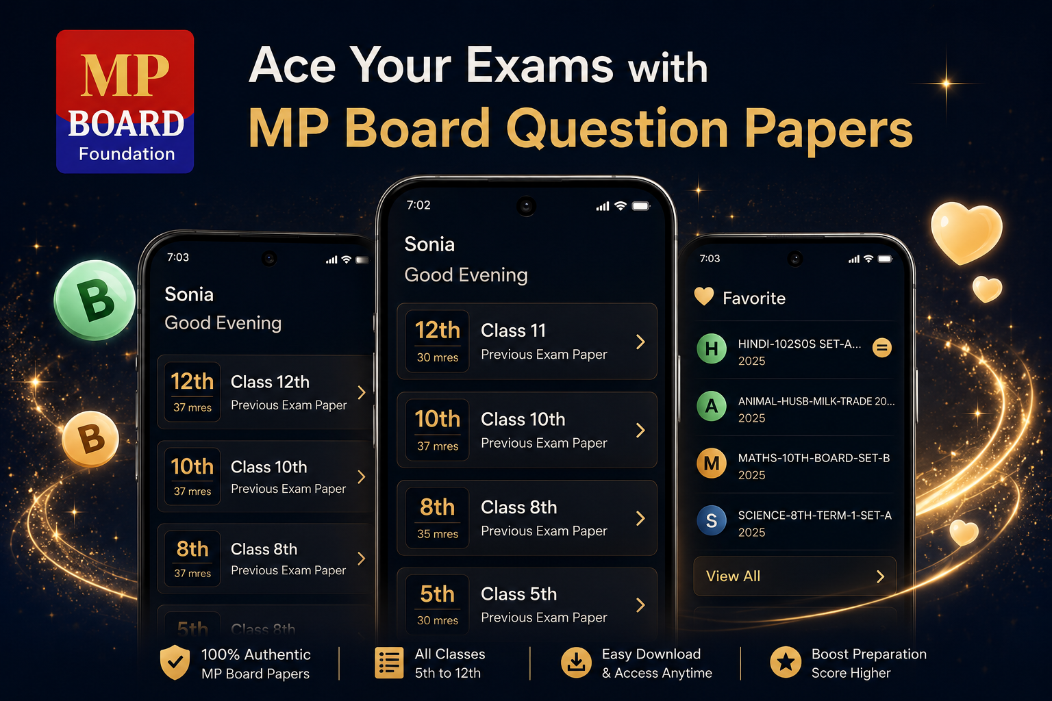 MP Board Exam App