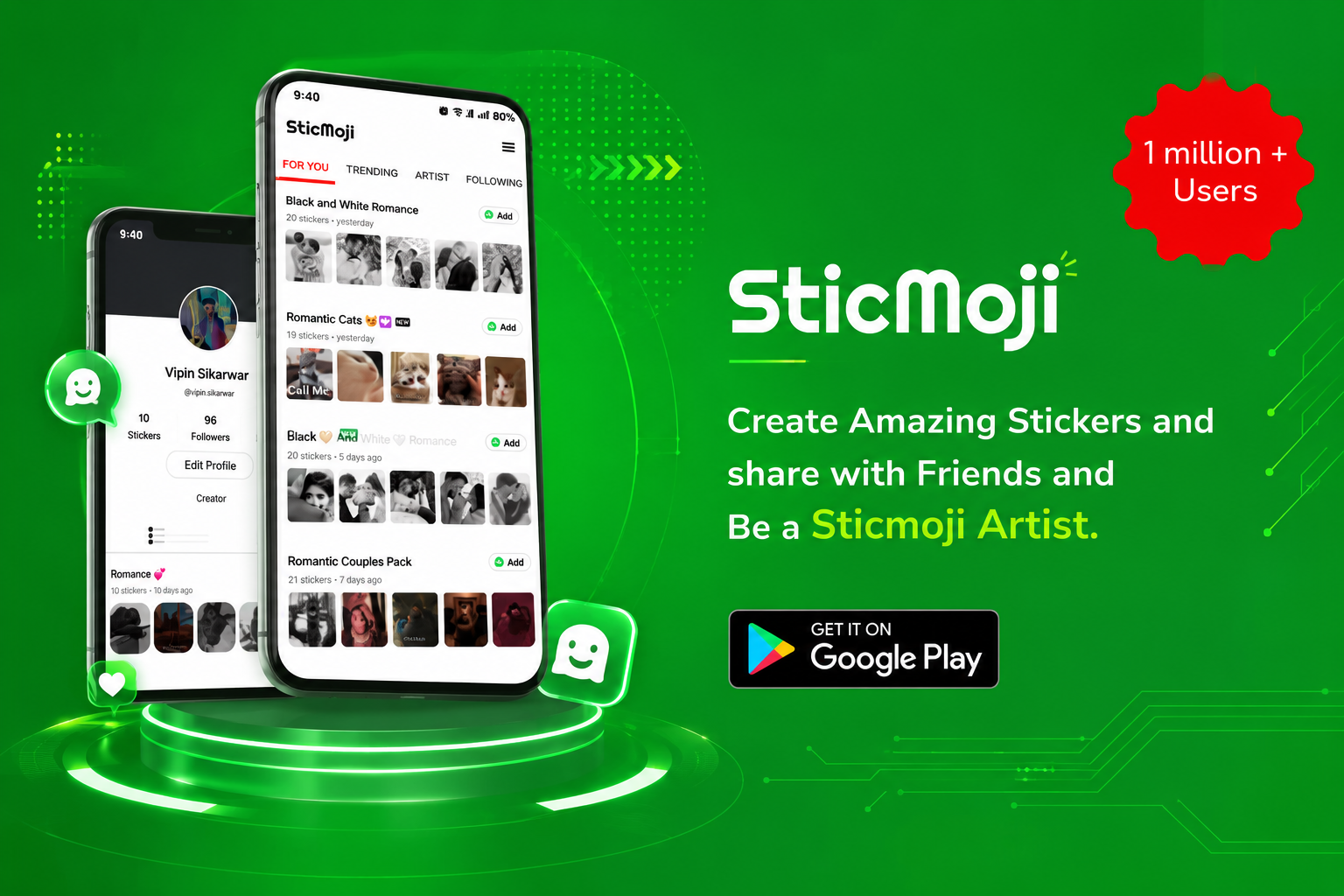 Sticmoji Sticker Creator App
