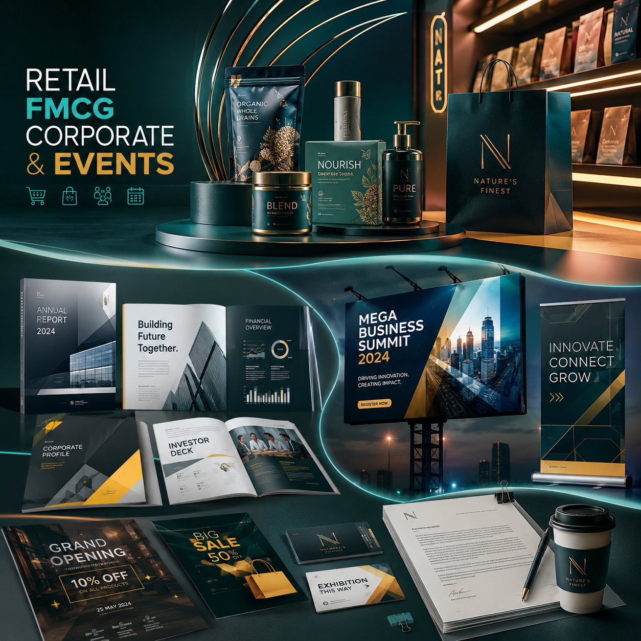 Enterprise infographic design example